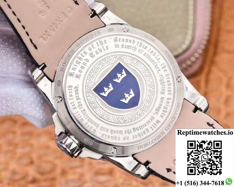 Zf Factory Roger Dubuis Excalibur Knights Of The Round Table Ii Rddbex0511 Stainless Steel Black Dial M9015-Rep Time Watches