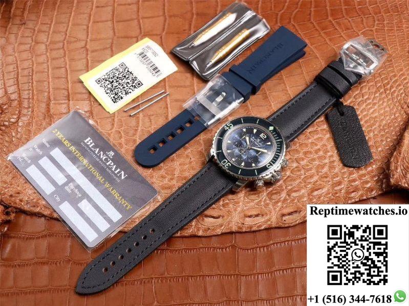 Blancpain Fifty Fathoms Chronographe Flyback 5085Fb-1140-52B Om Factory-Rep Time Watches