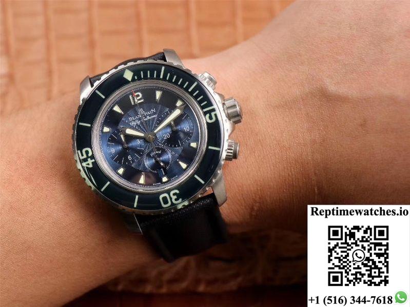 Blancpain Fifty Fathoms Chronographe Flyback 5085Fb-1140-52B Om Factory-Rep Time Watches