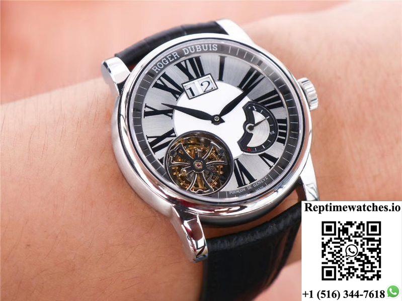Jb Factory Roger Dubuis Hommage Flying Tourbillon Rddbho0568 Black-Rep Time Watches
