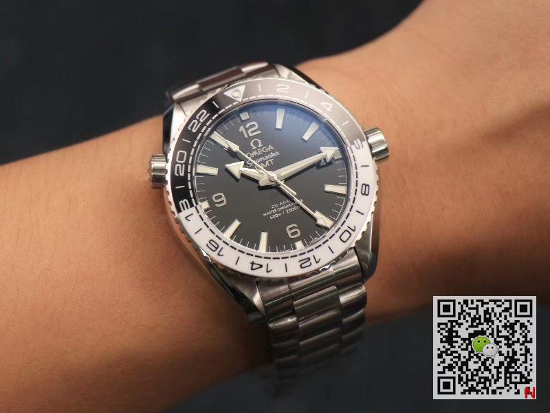 VS Factory Seamaster Planet Ocean 600M OMEGA CO‑AXIAL Master Chronometer GMT 43.5MM 215.30.44.22.01.001