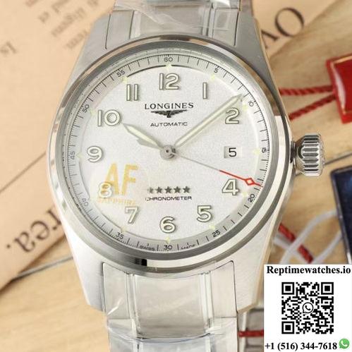 Longines Spirit L3.810.4.73.6 Af Factory Stainless Steel Case-Rep Time Watches