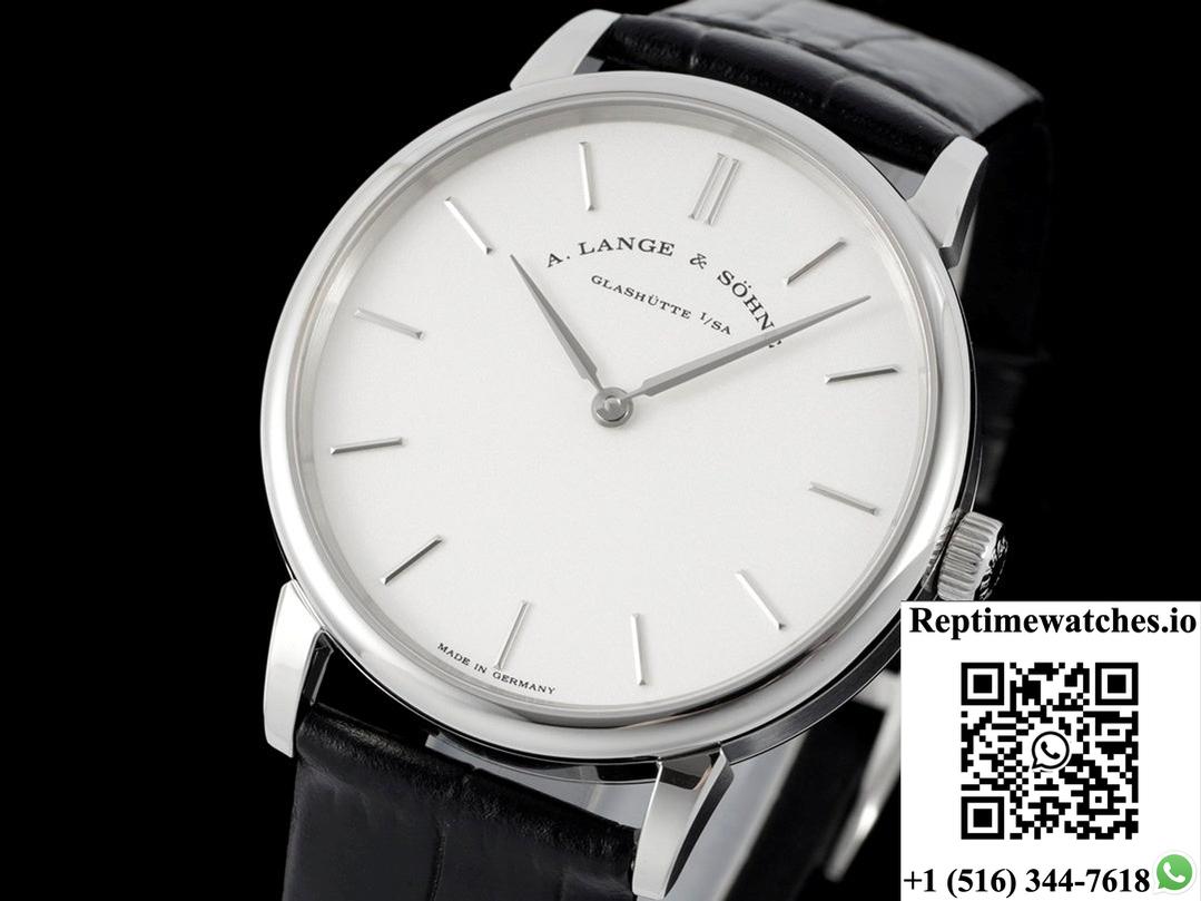 Lange Saxonia 201.027-Ls2013Am F8 Factory V3 White Dial-Rep Time Watches