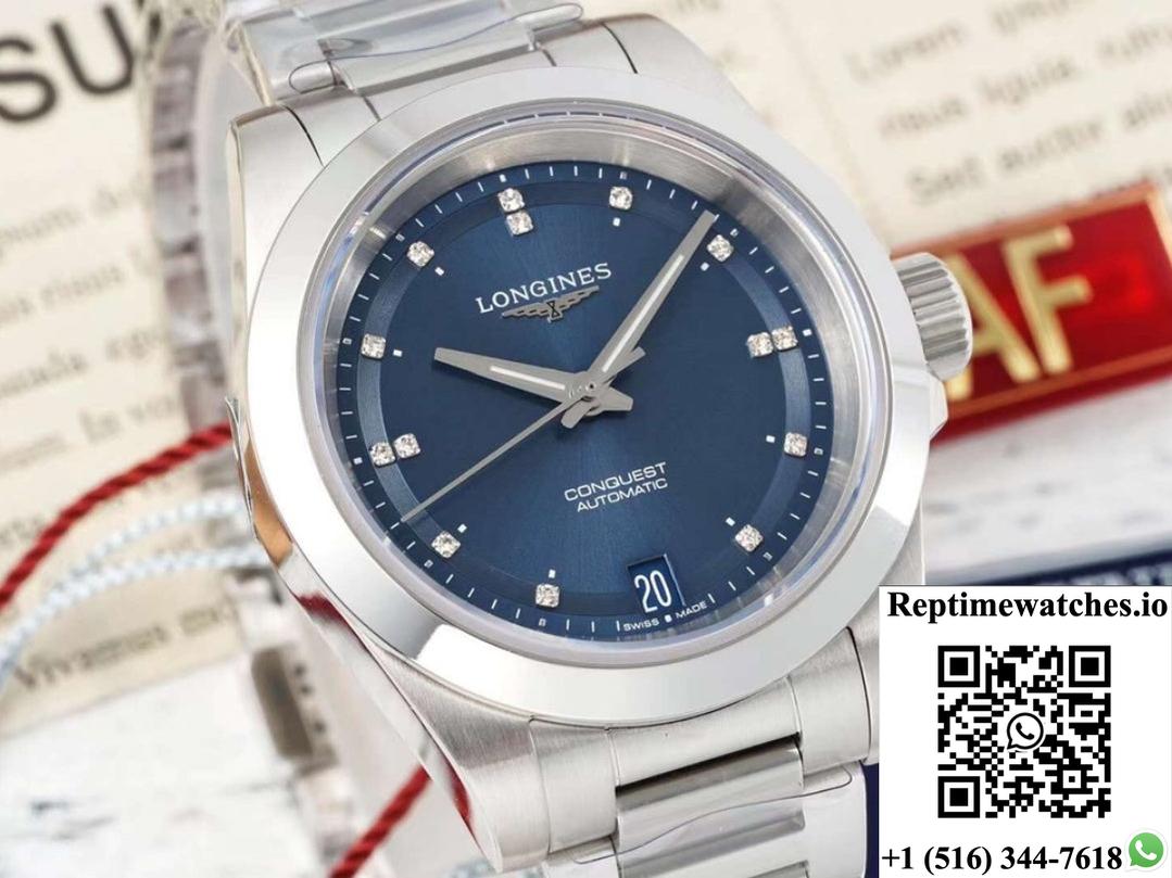 Longines Sports L3.430.4.97.6 Af Factory Stainless Steel Case-Rep Time Watches