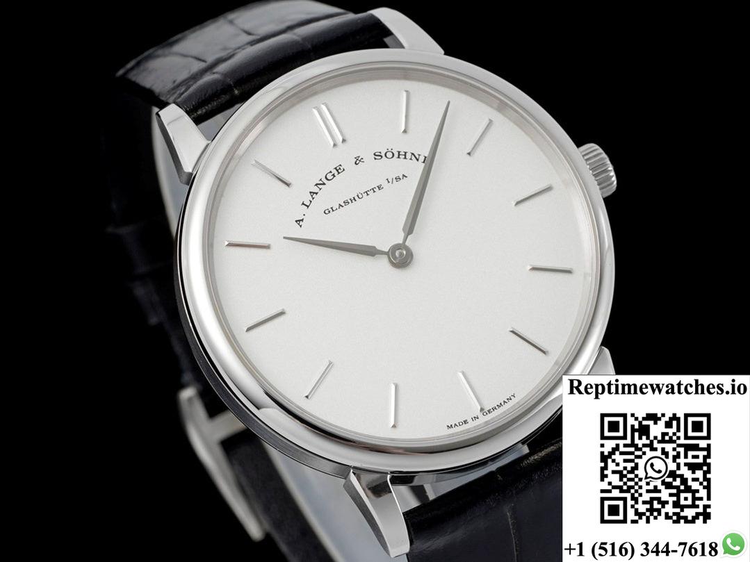 Lange Saxonia 201.027-Ls2013Am F8 Factory V3 White Dial-Rep Time Watches
