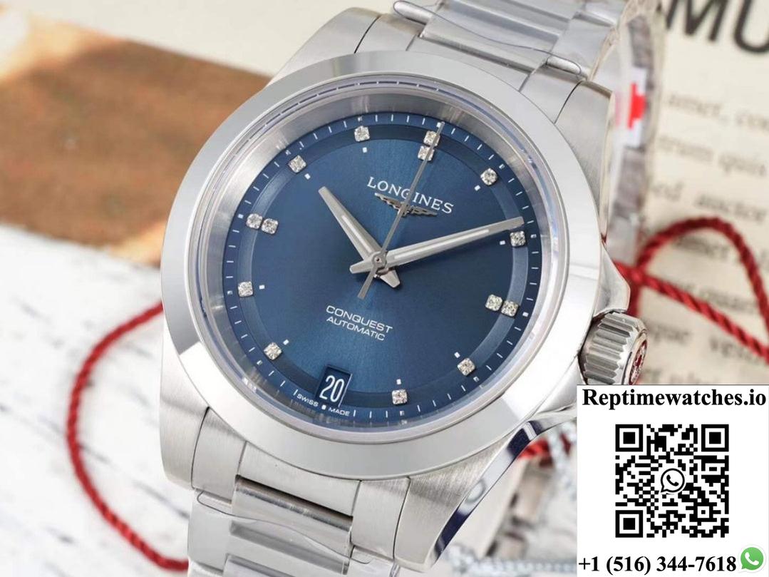 Longines Sports L3.430.4.97.6 Af Factory Stainless Steel Case-Rep Time Watches