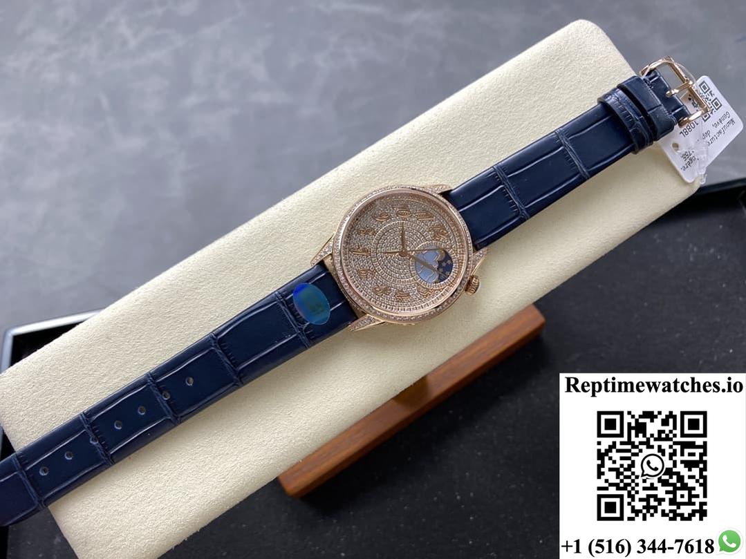 Vacheron Constantin Égérie 8006F-000R-B976 Yms Factory Moon Phase-Rep Time Watches
