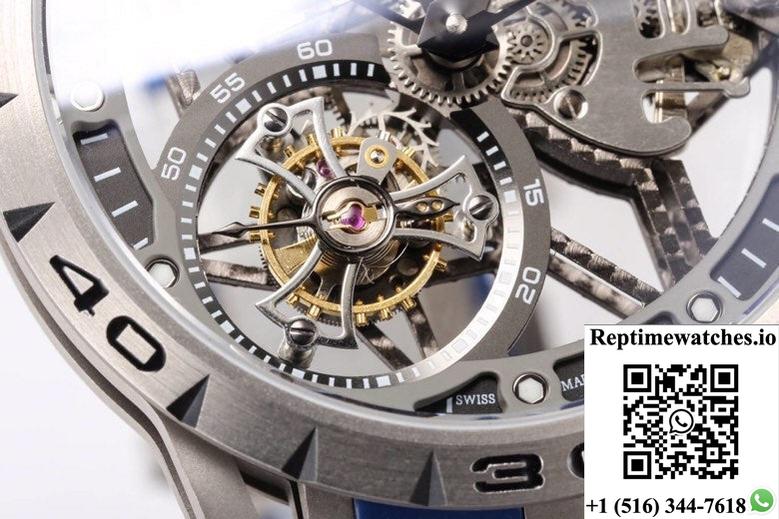 Roger Dubuis Excalibur Rddbex0479 New Factory Tourbillon Titanium Case-Rep Time Watches
