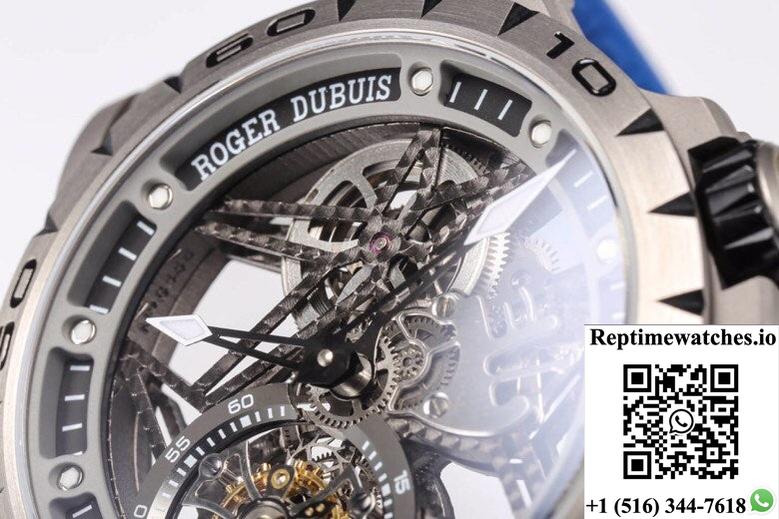 Roger Dubuis Excalibur Rddbex0479 New Factory Tourbillon Titanium Case-Rep Time Watches