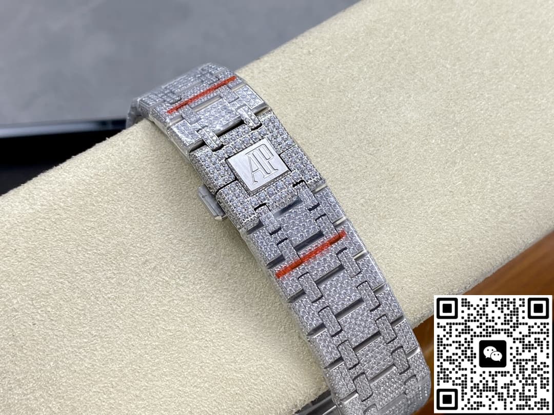 Audemars Piguet Royal Oak 15400ST.010 AMG Factory Diamond Hour Markers