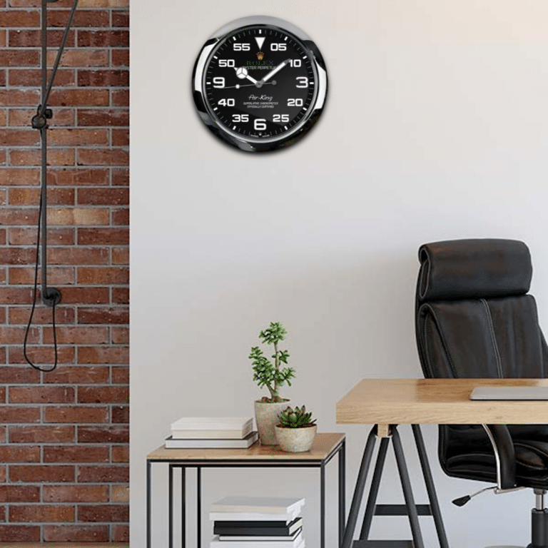OYSTER PERPETUAL – AIR KING EDITION 35 CM METAL WALL CLOCK