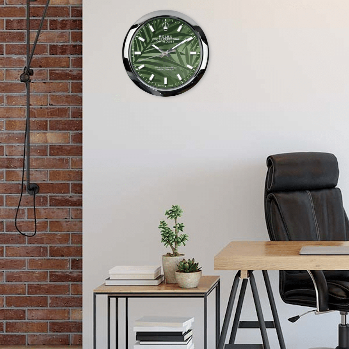 OYSTER PERPETUAL 126234 DELUXE METAL WALL CLOCK 35 CM