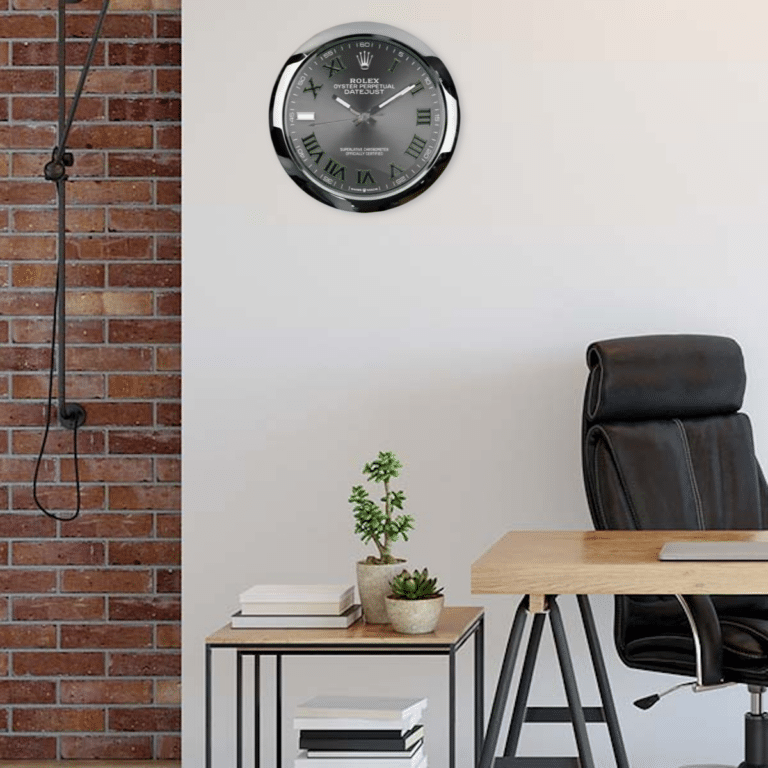 OYSTER PERPETUAL 126234 DELUXE METAL WALL CLOCK 35 CM