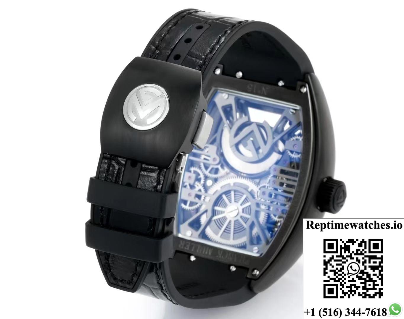 Franck Muller V45 NEW Factory Tourbillon Black Case