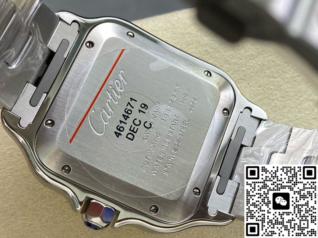 Cartier Santos W2SA0030 BV Factory Gradient Grey Dial