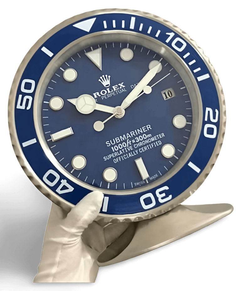 ROLEX DESK CLOCK – SUBMARINER – TR-02 EDITION – 35 CM DELUXE METAL WALL CLOCK