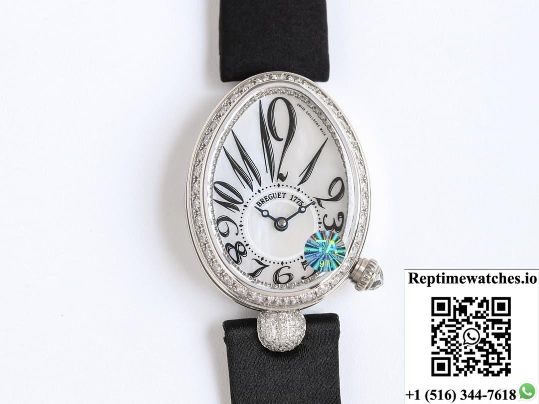 Breguet Reine De Naples 8928Bb-5W-844 Dd0D Ta Factory Diamond Bezel-Rep Time Watches