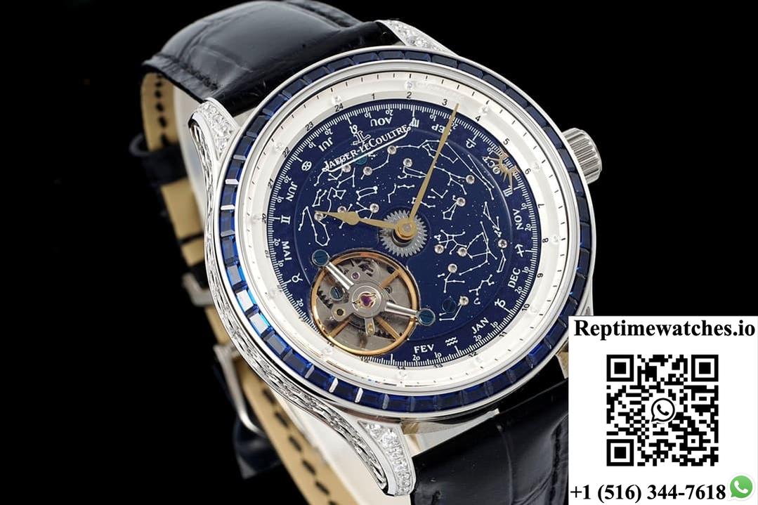 Jaeger-Lecoultre Master Rms Factory Tourbillon Blue Dial-Rep Time Watches