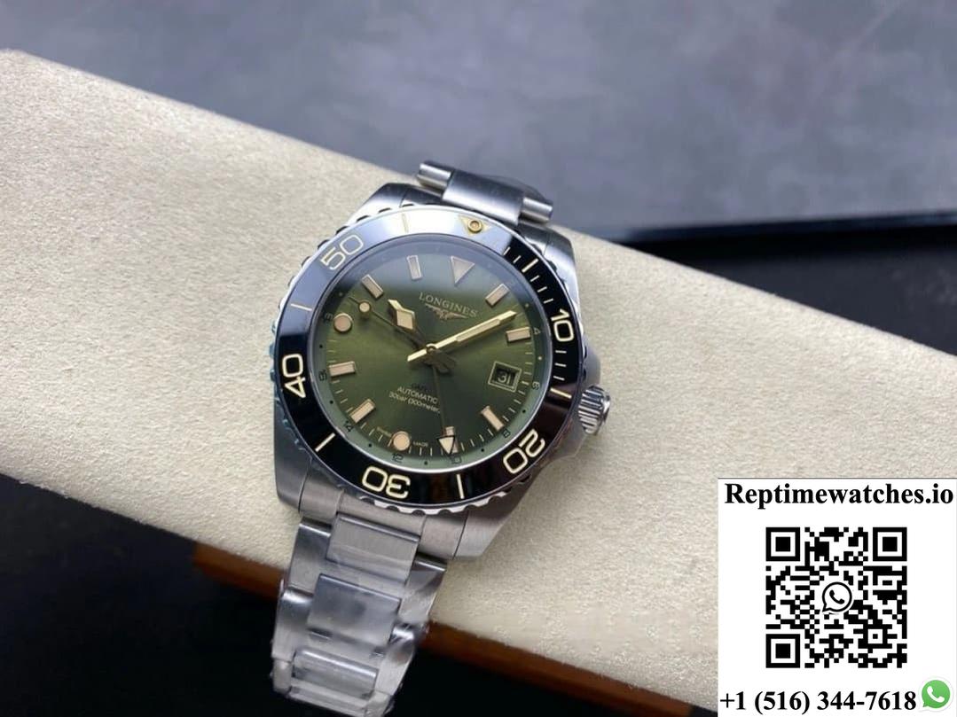 Longines Sports L3.790.4.06.6 Gr Factory Green Dial-Rep Time Watches