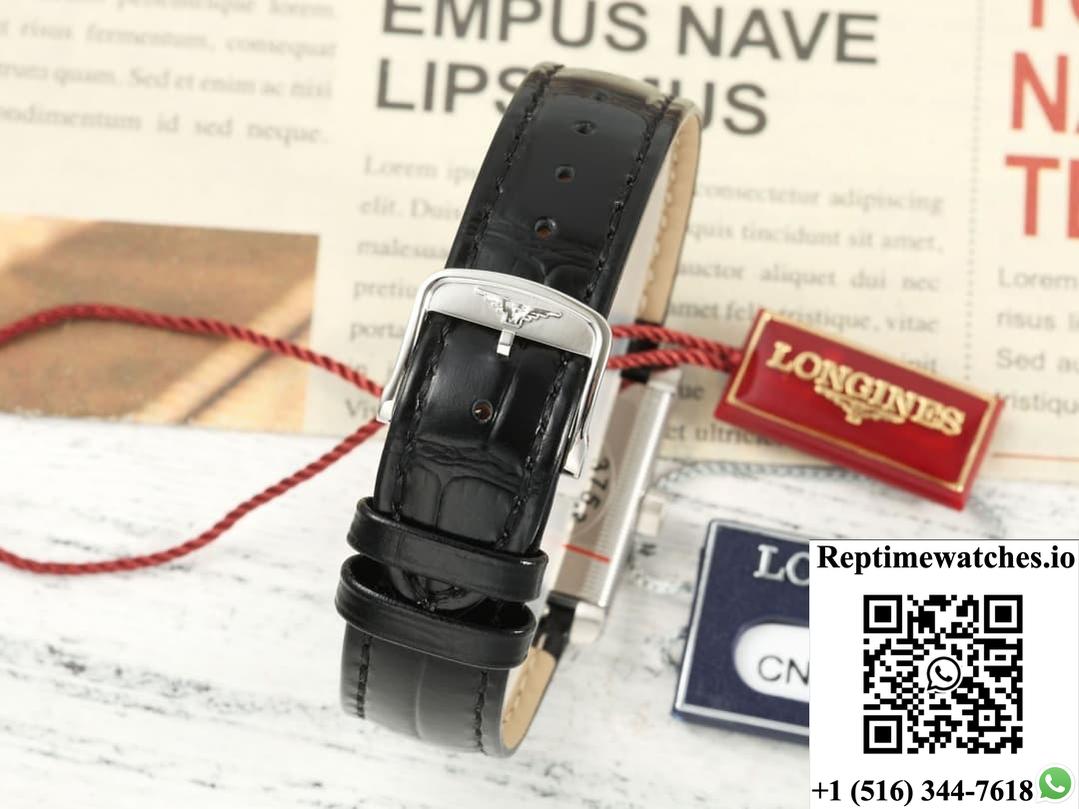 Longines Elegant L5.200.4.75.2 AF Factory Alligator Leather Strap