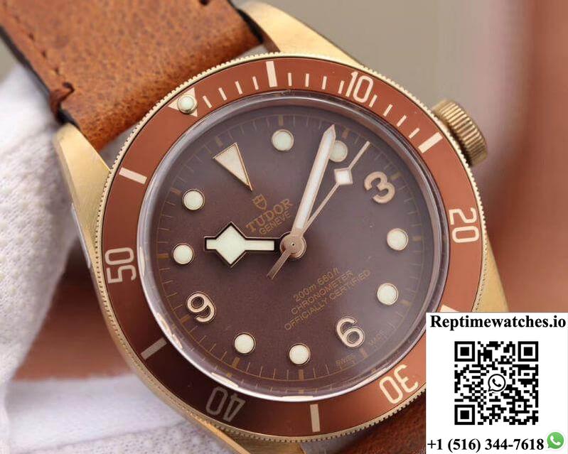 Tudor Heritage Black Bay Bronze 79250B Xf Factory Brown Dial-Rep Time Watches