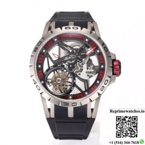 Roger Dubuis Excalibur Rddbex0479 New Factory Tourbillon Hollow Dial-Rep Time Watches