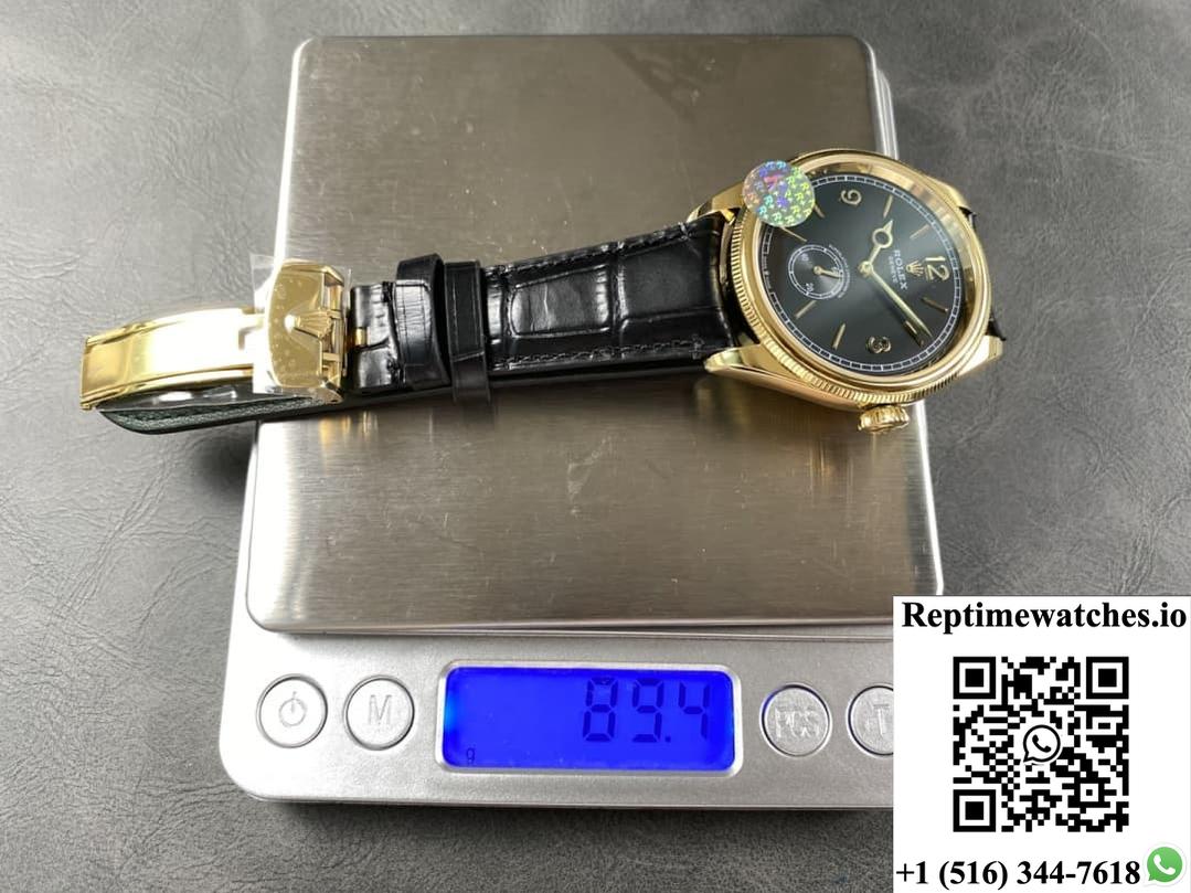 Rolex Perpetual 1908 m52508-0002 R+ factory black strap