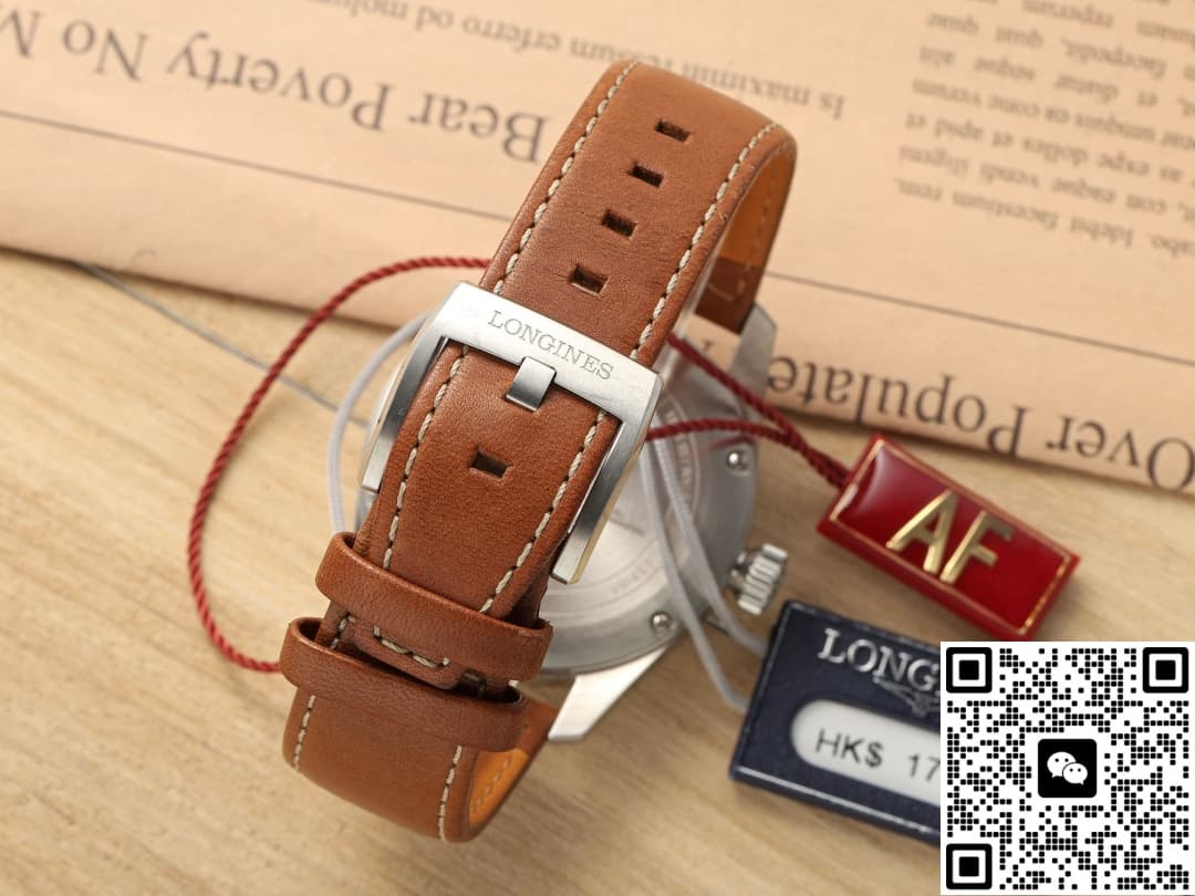 Longines Spirit L3.811.4.73.2 AF factory leather strap