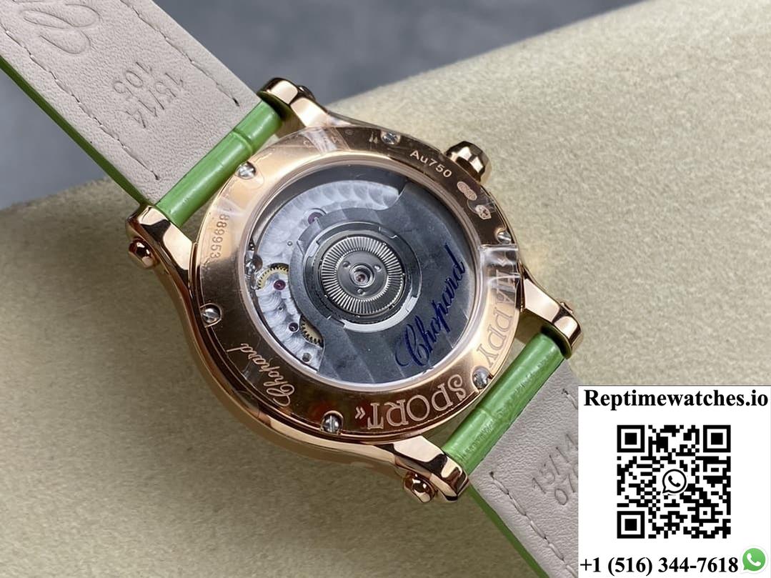Chopard Happy Sport 274893-5016 Yf Factory Green Dial-Rep Time Watches
