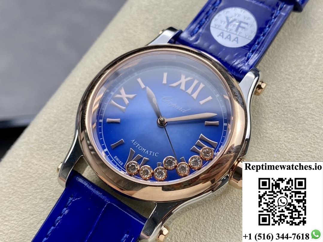 Chopard Happy Sport 278578-6003 Yf Factory Alligator Leather Strap-Rep Time Watches