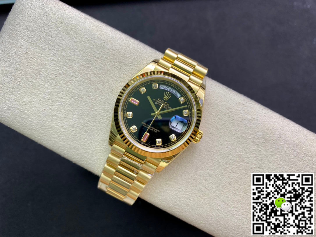 Rolex Day Date 118208 EW Factory Yellow Gold