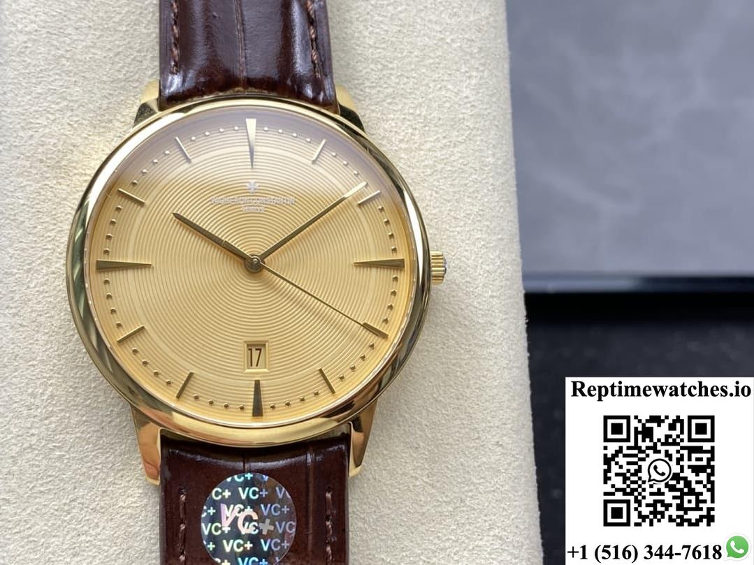 Vacheron Constantin Patrimony 85180-000J-H069 Vc+ Factory Gold Color Case-Rep Time Watches
