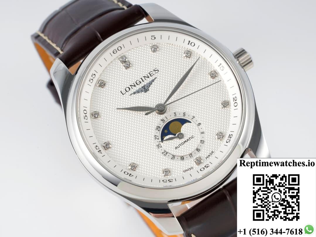 Longines Master Collection L2.919.4.77.3 Aps Factory Alligator Leather Strap-Rep Time Watches