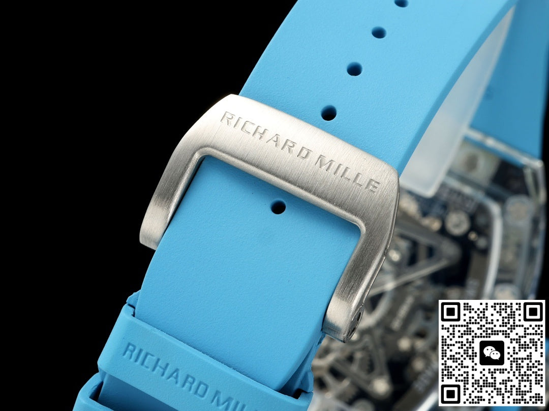 Richard Miller RM56-02 RM Factory Tourbillon Blue Rubber Strap