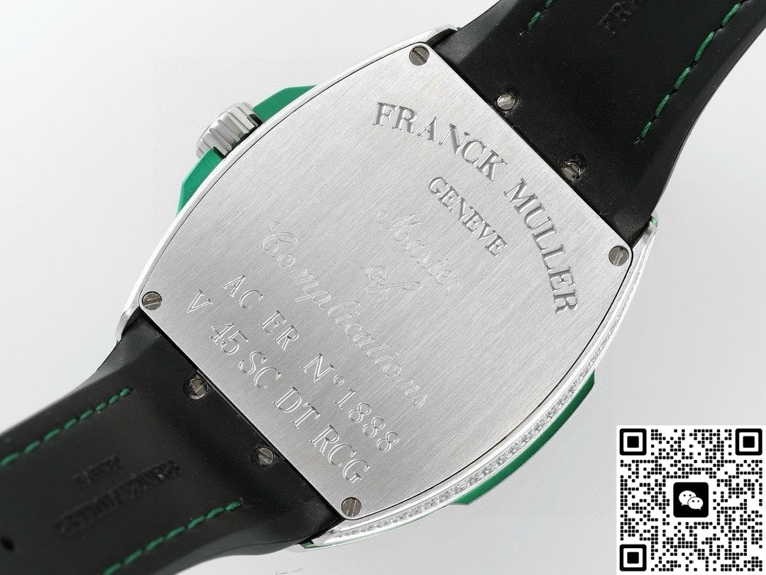 Franck Muller Mens Collection V45 ABF Factory Rubber Strap