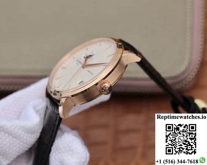Glashutte Original Senator 1-36-04-04-02-01 Moonphase 18K Rose Gold White Dial-Rep Time Watches