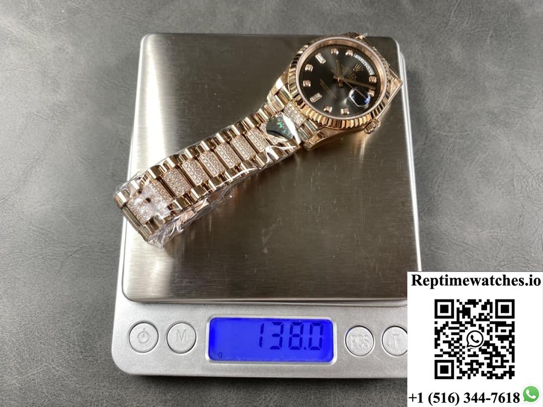 Rolex Day-Date M128235-0051 8+ Factory Diamond Dial