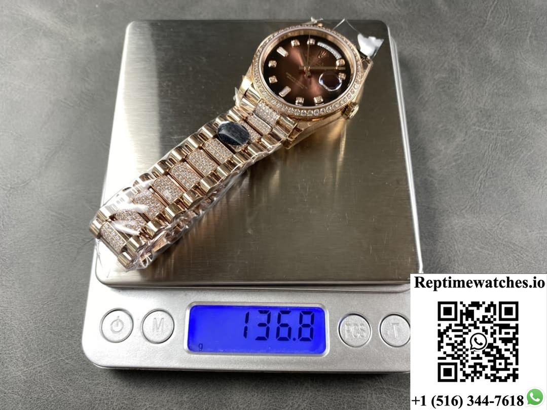 Rolex Day-Date M128345rbr-0041 8+ Factory Week Display