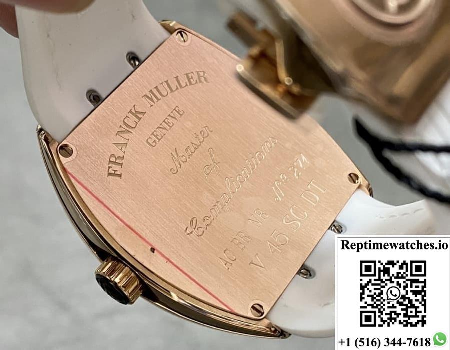 Franck Muller Men’S Collection V45Scdtbr-Bc Abf Factory Silver-White Dial-Rep Time Watches