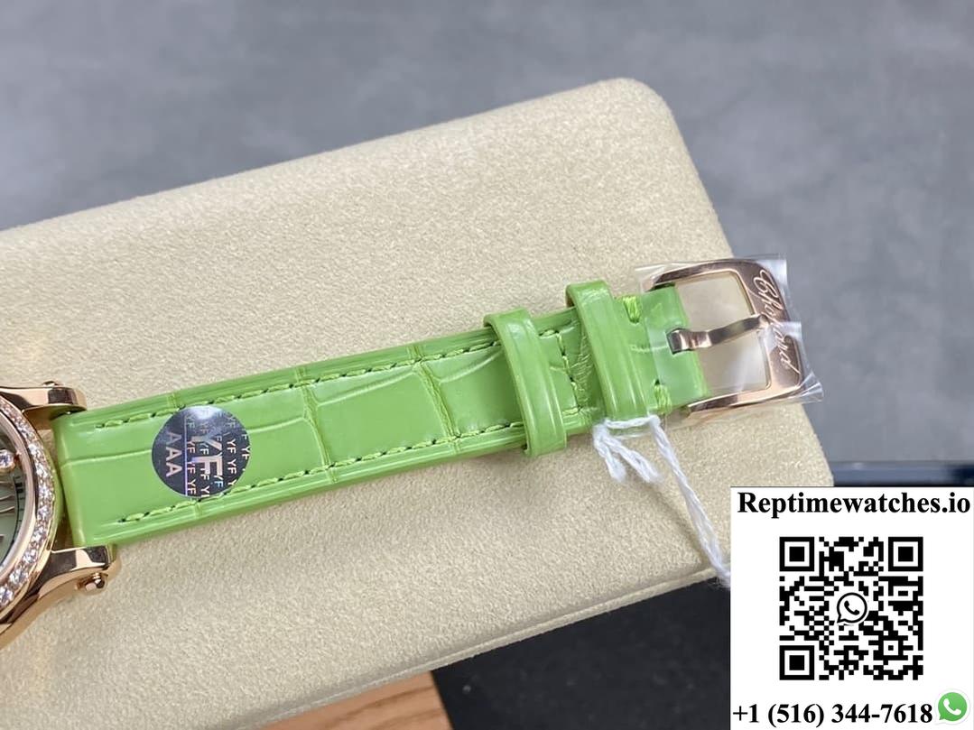 Chopard Happy Sport 274893-5016 Yf Factory Green Dial-Rep Time Watches
