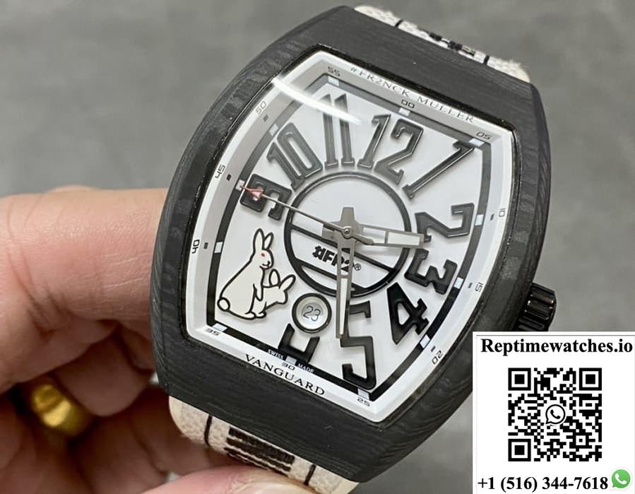 Franck Muller Men’S Collection V48 Ch Ca Abf Factory White Dial-Rep Time Watches
