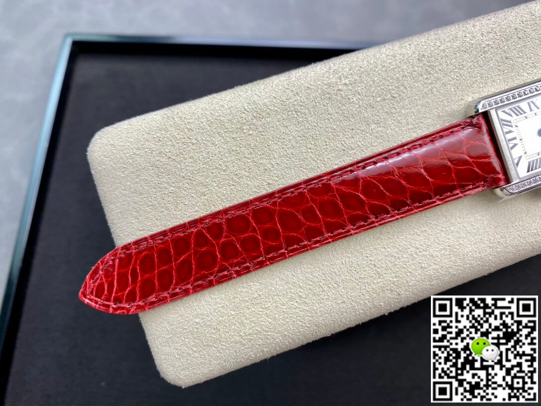 Cartier Tank 27MM K11 Factory V2 Red Strap