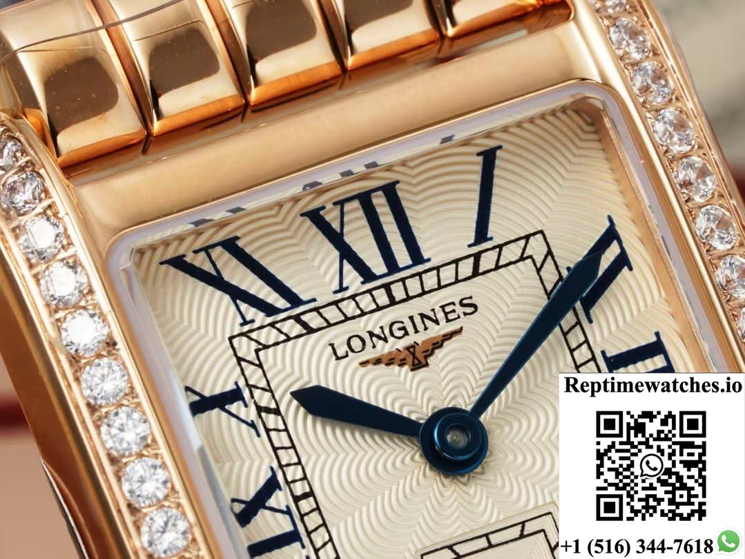 Longines Elegant L5.200.9.71.6 Af Factory Rose Gold Case-Rep Time Watches