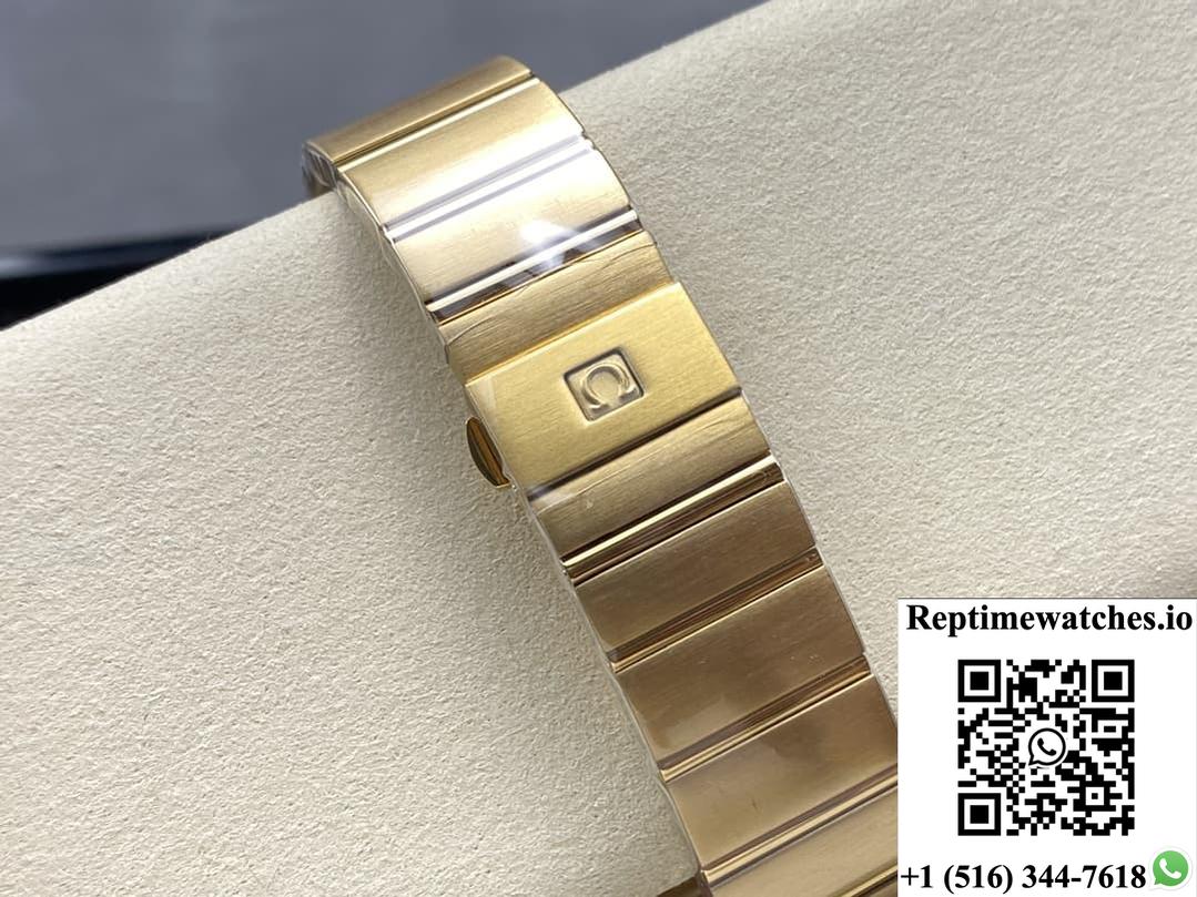 Omega Constellation 123.55.38.21.52.002 OM Factory Gold Case