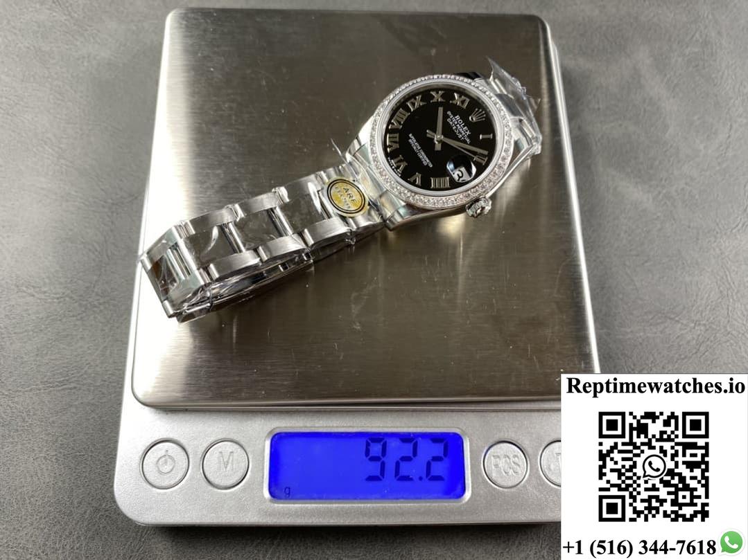 Rolex Datejust M278384rbr-0001 AR factory blue crystal watch mirror