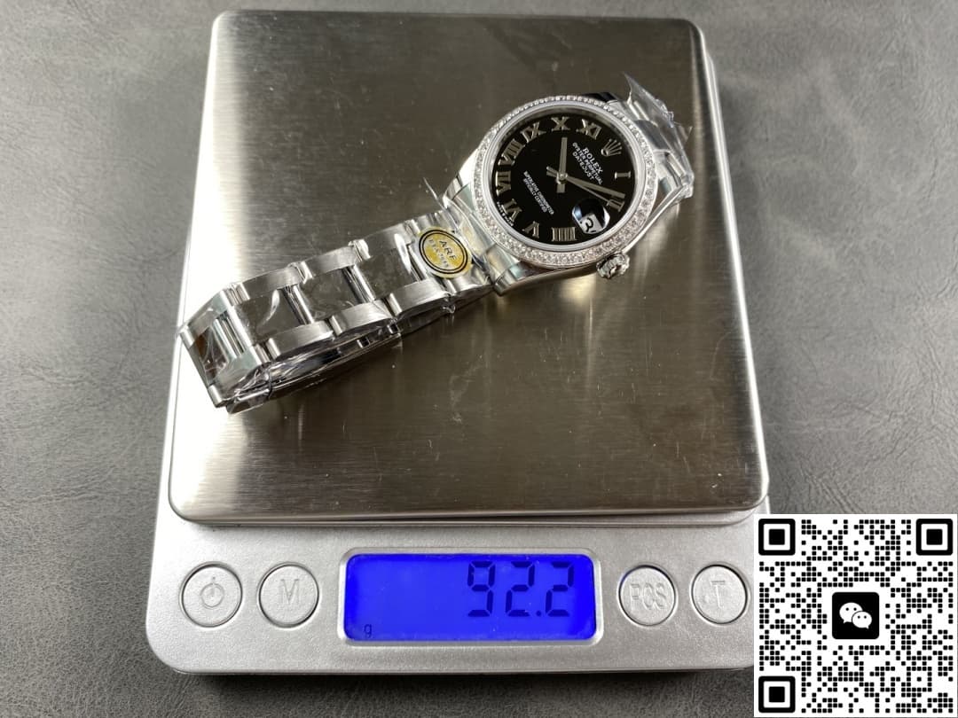 Rolex Datejust M278384rbr-0001 AR factory blue crystal watch mirror