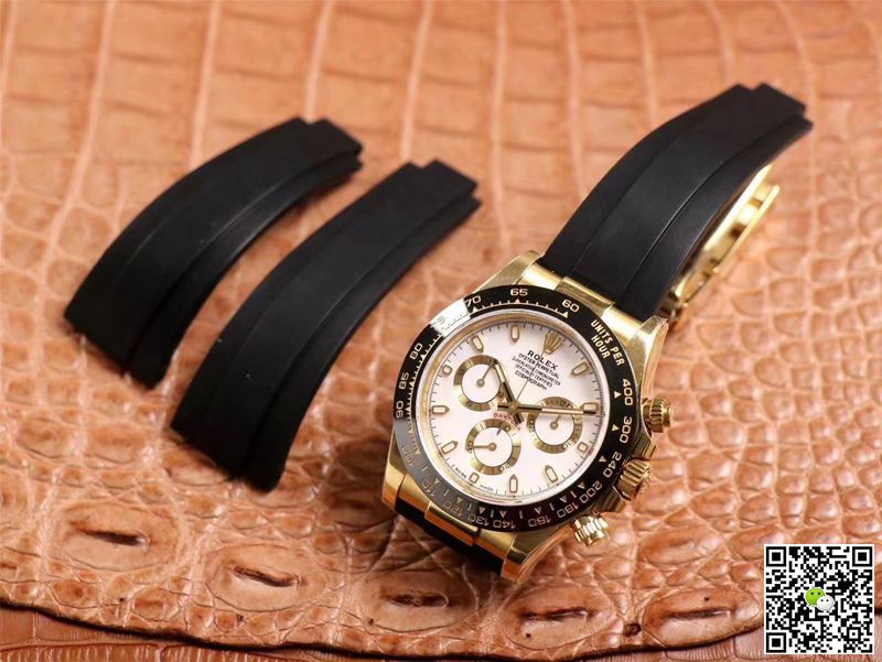 Rolex Daytona M116518LN-0041 Noob Factory White Dial 4130 Movement
