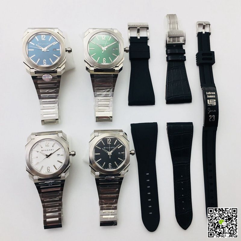 Bvlgari Octo 102105 BGO38C3SSD BV Factory Blue Dial