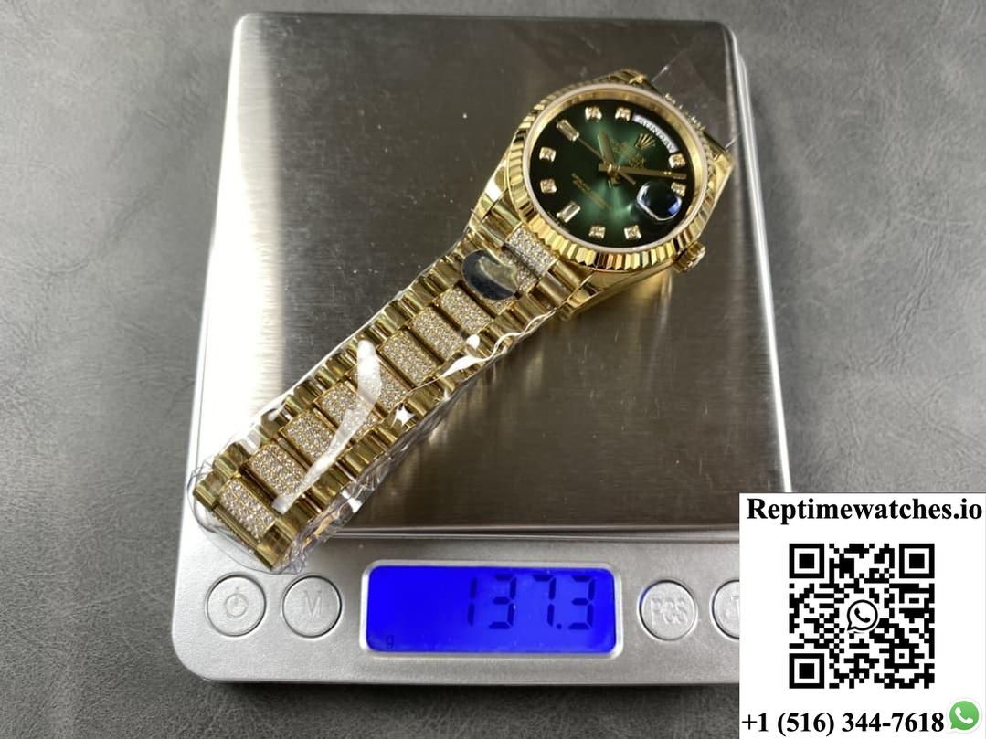 Rolex Day-Date M128238-0070 8+ Factory Date Display