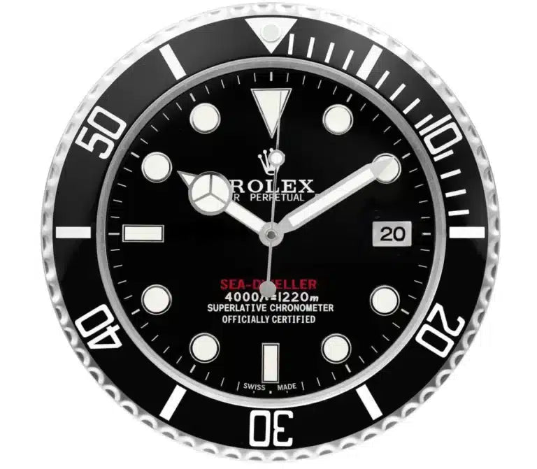 ROLEX WALL CLOCK – SEA-DWELLER – RL191 EDITION DELUXE METAL WALL CLOCK